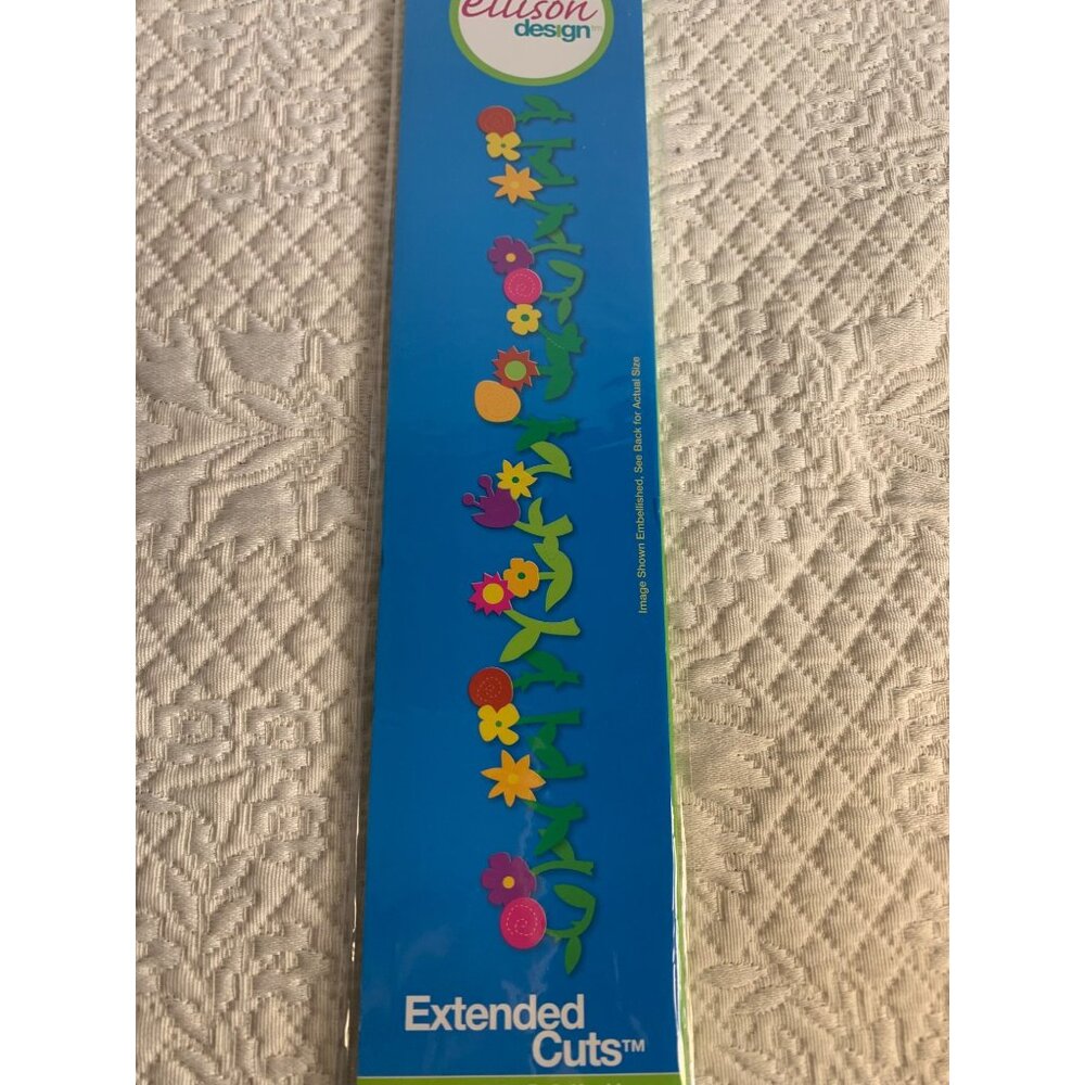 Ellison Design Flower Funky Extended Cuts Die 2.25" x 12" Compatible Big Shot - Picture 8 of 13